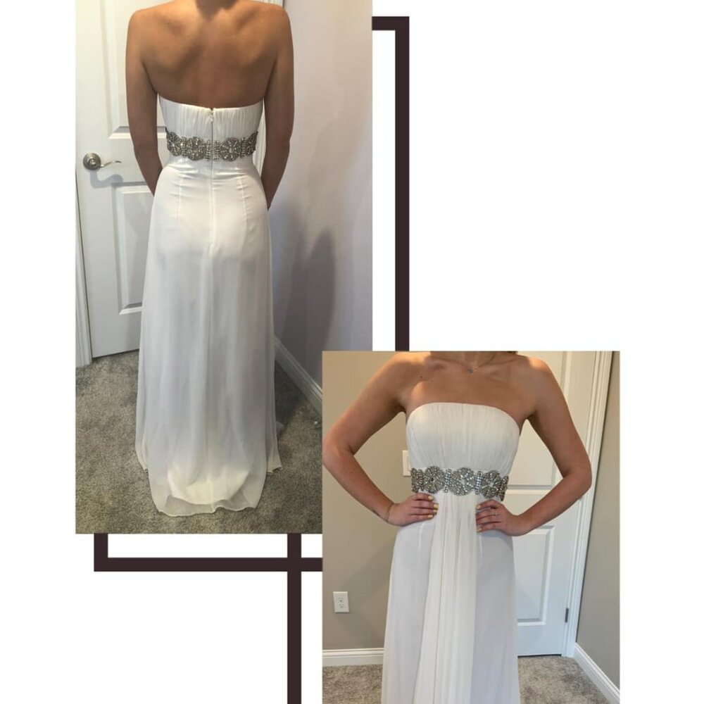 JOVANI WHITE DRESS